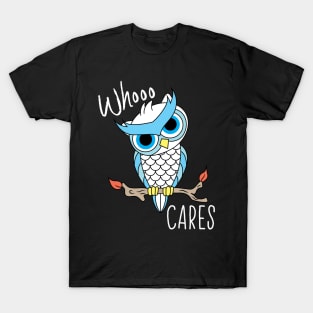 Whoo Cares Snowy Owl T-Shirt